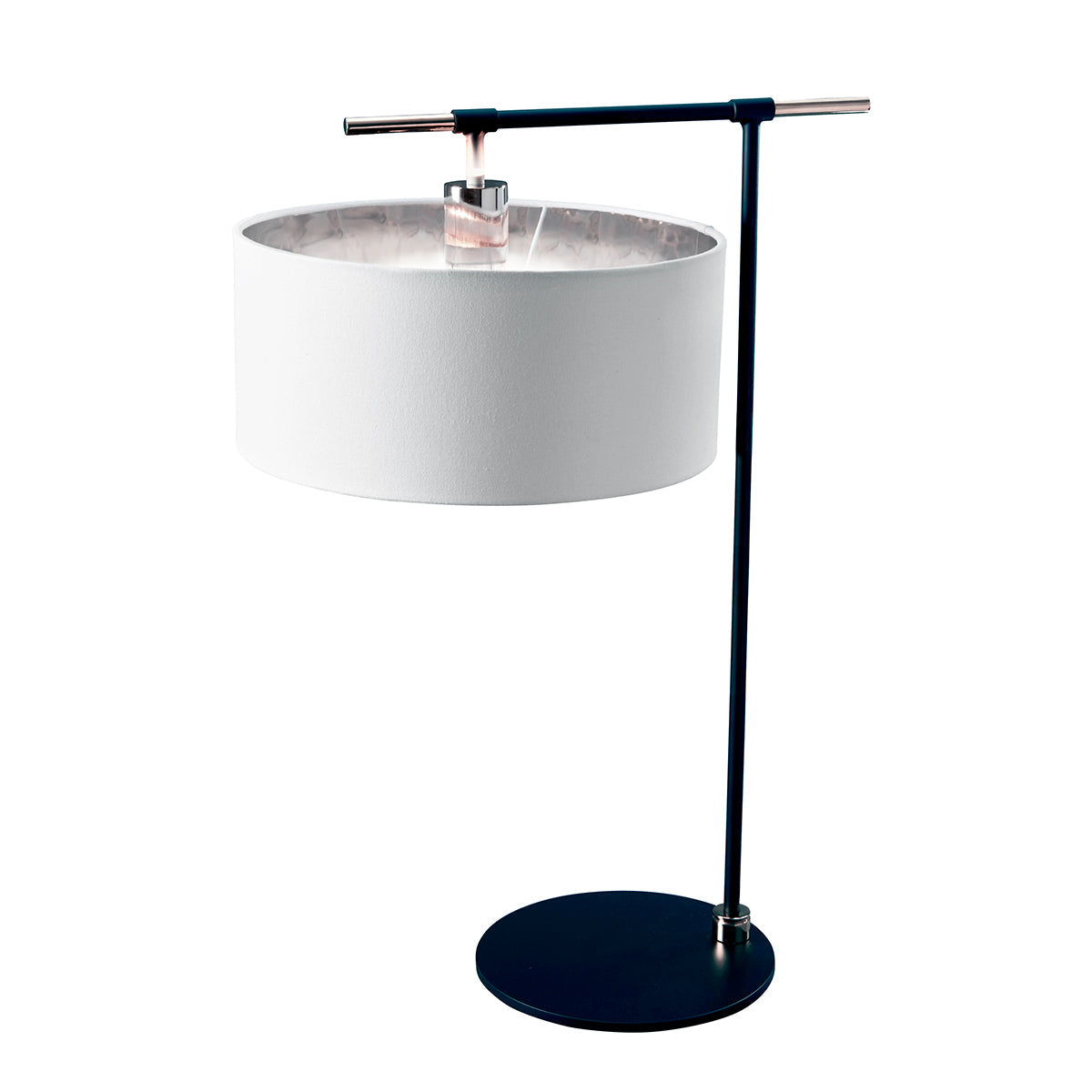 Elstead Balance Tischlampe Schwarz, Nickel
