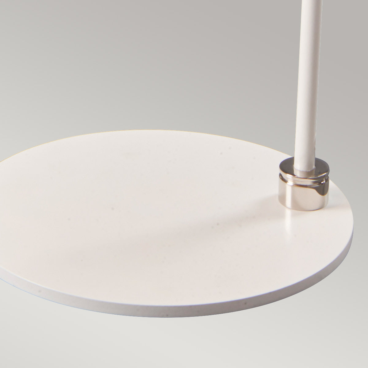 Elstead Balance Tischlampe Weiß, Nickel – Detailansicht 2