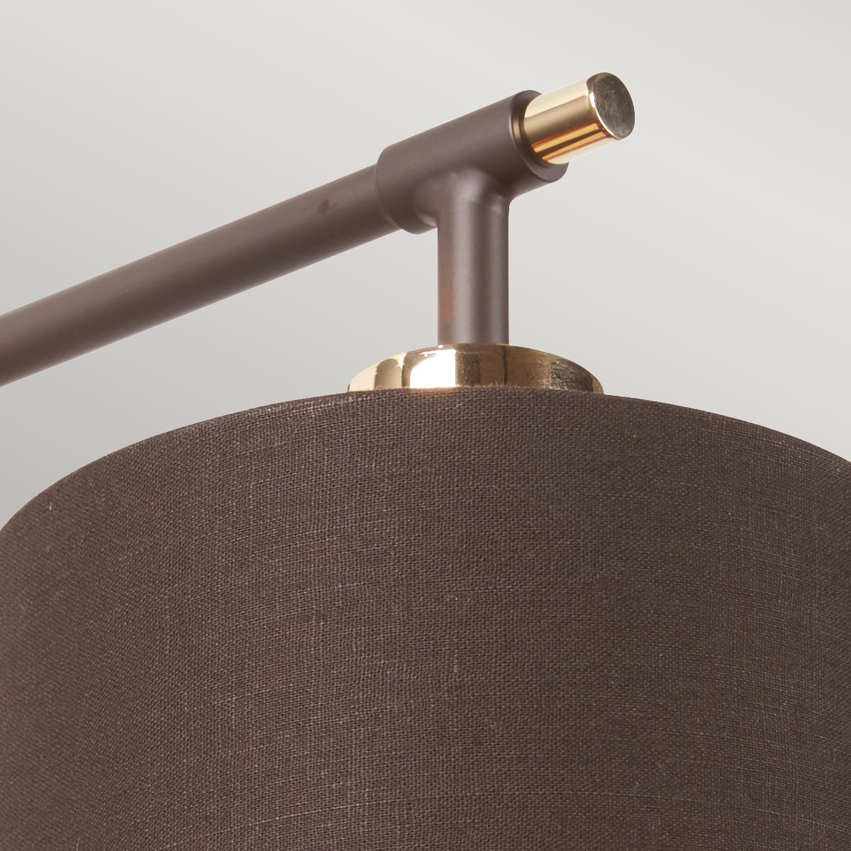 Elstead Balance Wandleuchte Braun, Messing – Wohnambiente
