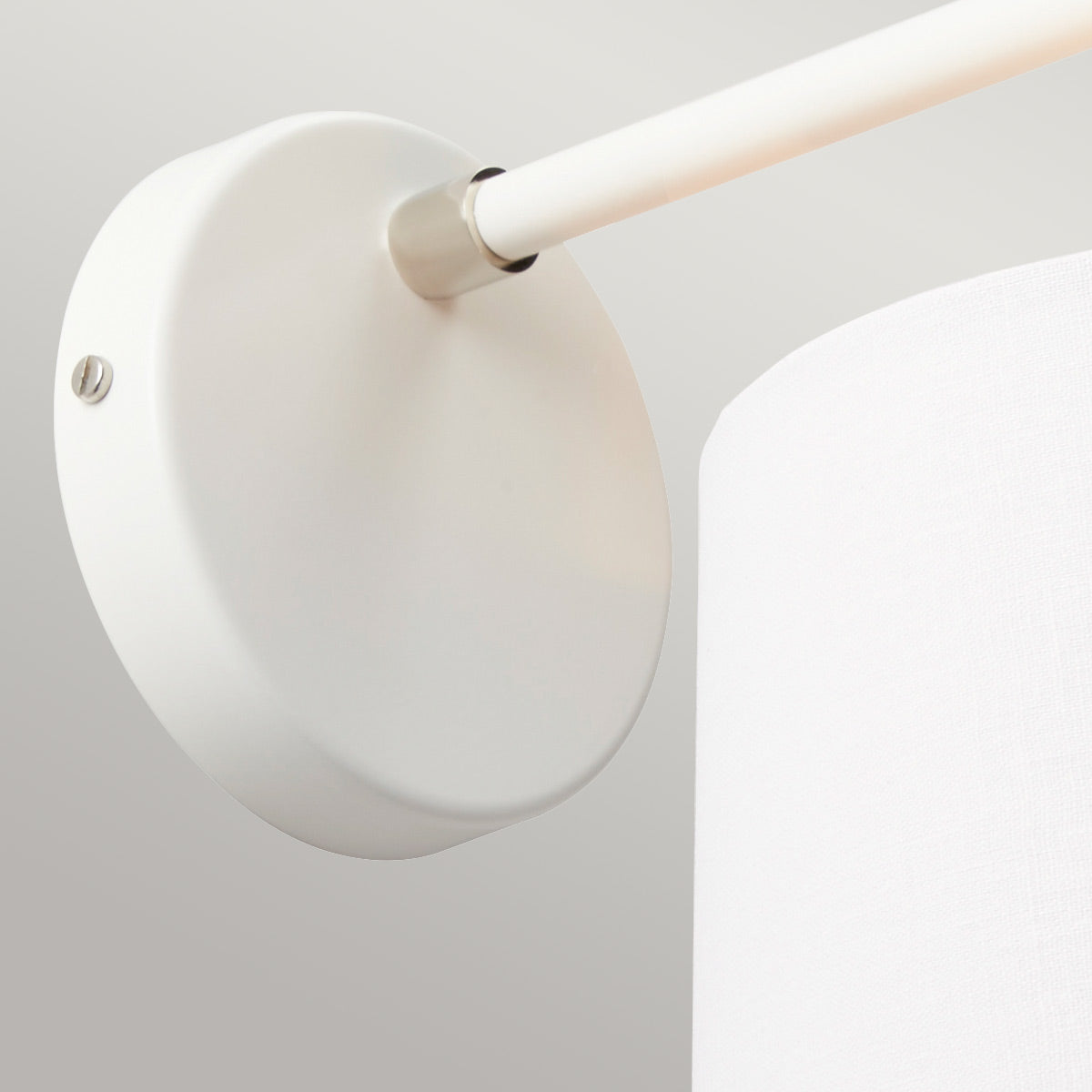 Elstead Balance Wandleuchte Weiß, Nickel – Wohnambiente