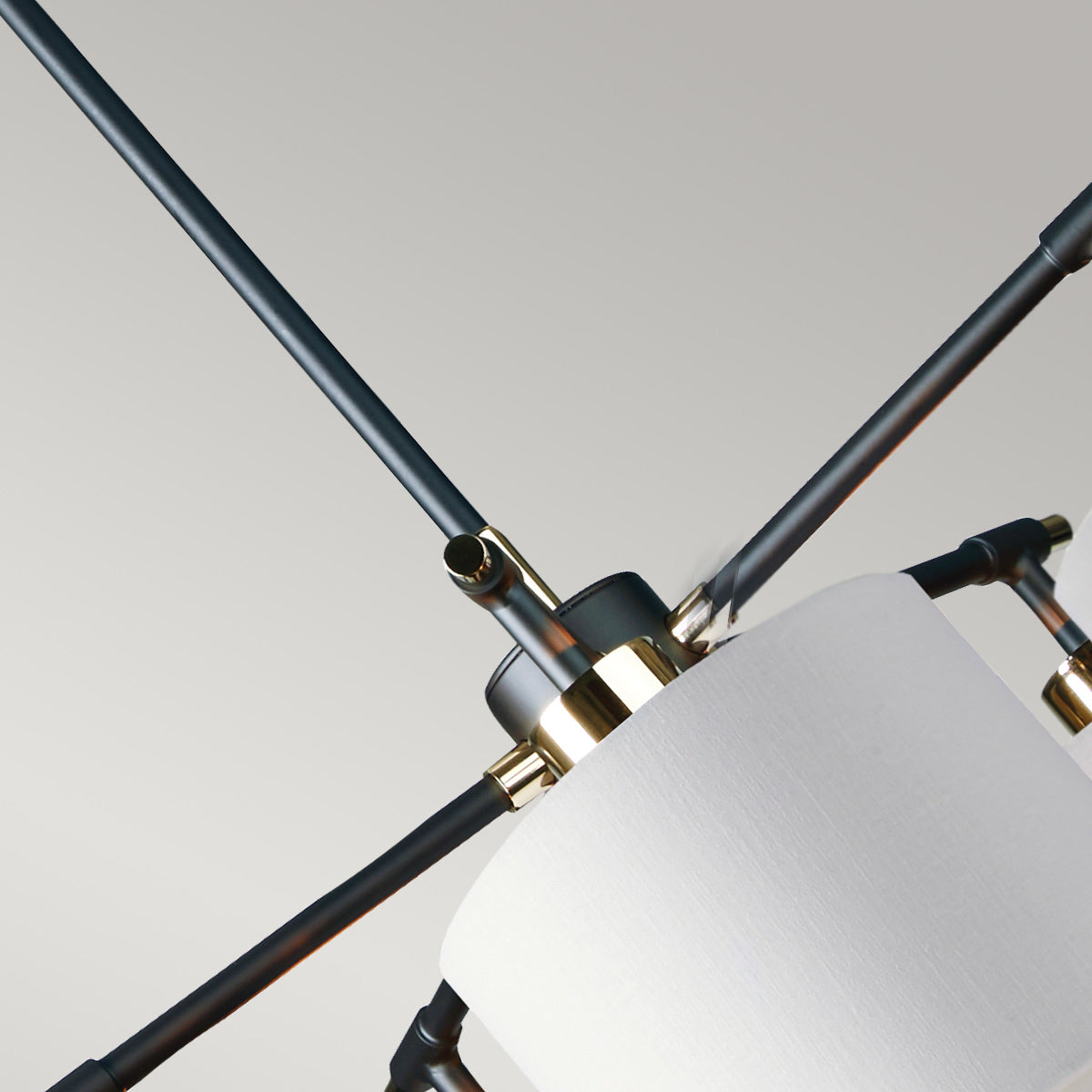 Elstead Balance Kronleuchter Schwarz, Nickel – Detailansicht 3