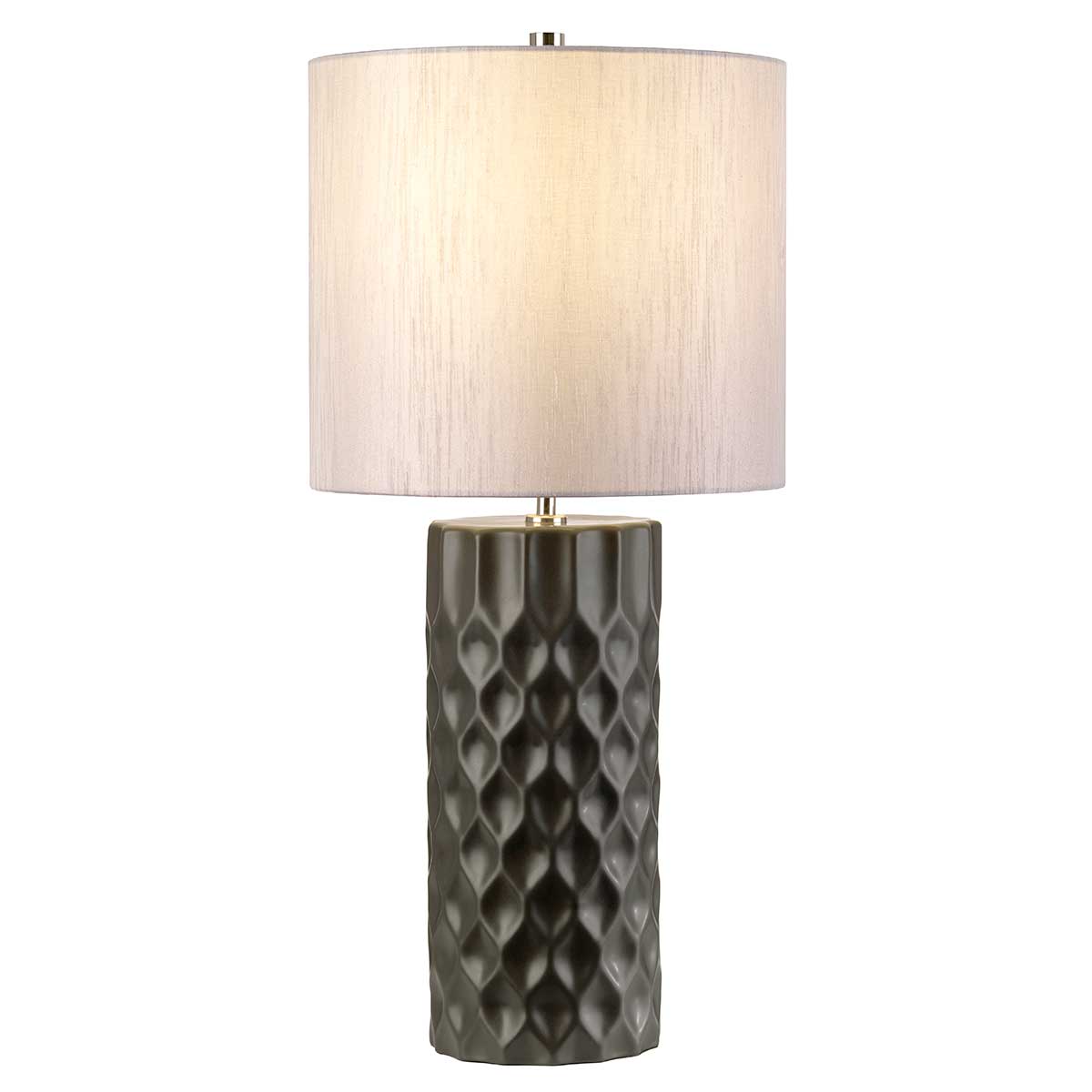 Elstead Barbican Tischlampe Graphit, Silber