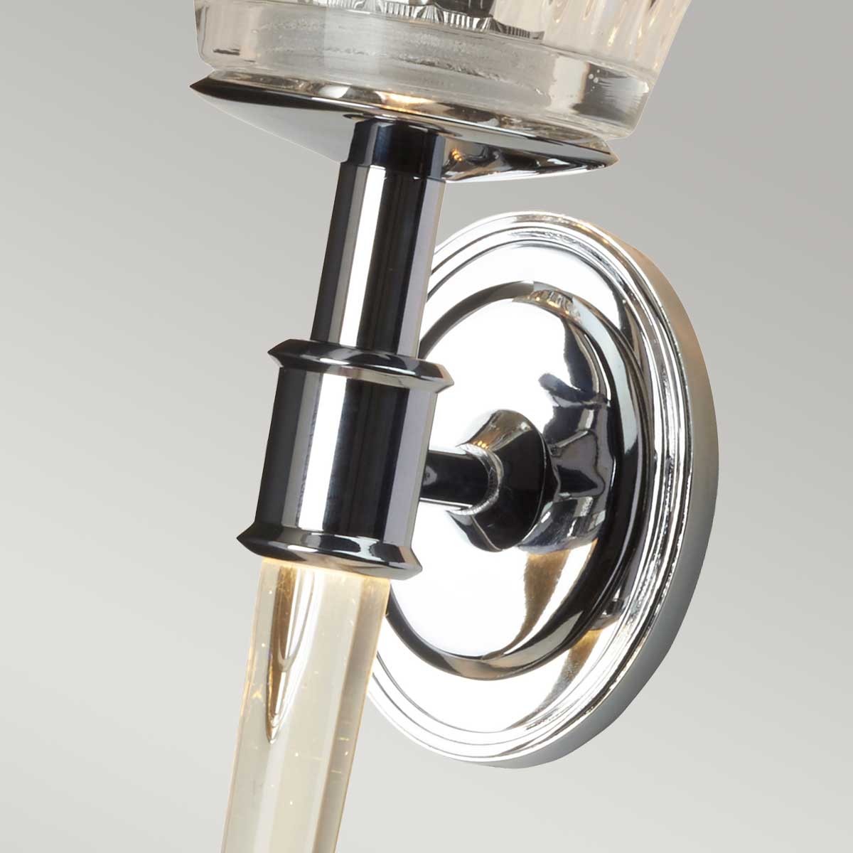 Elstead Agatha Wandleuchte Chrom – Detailansicht