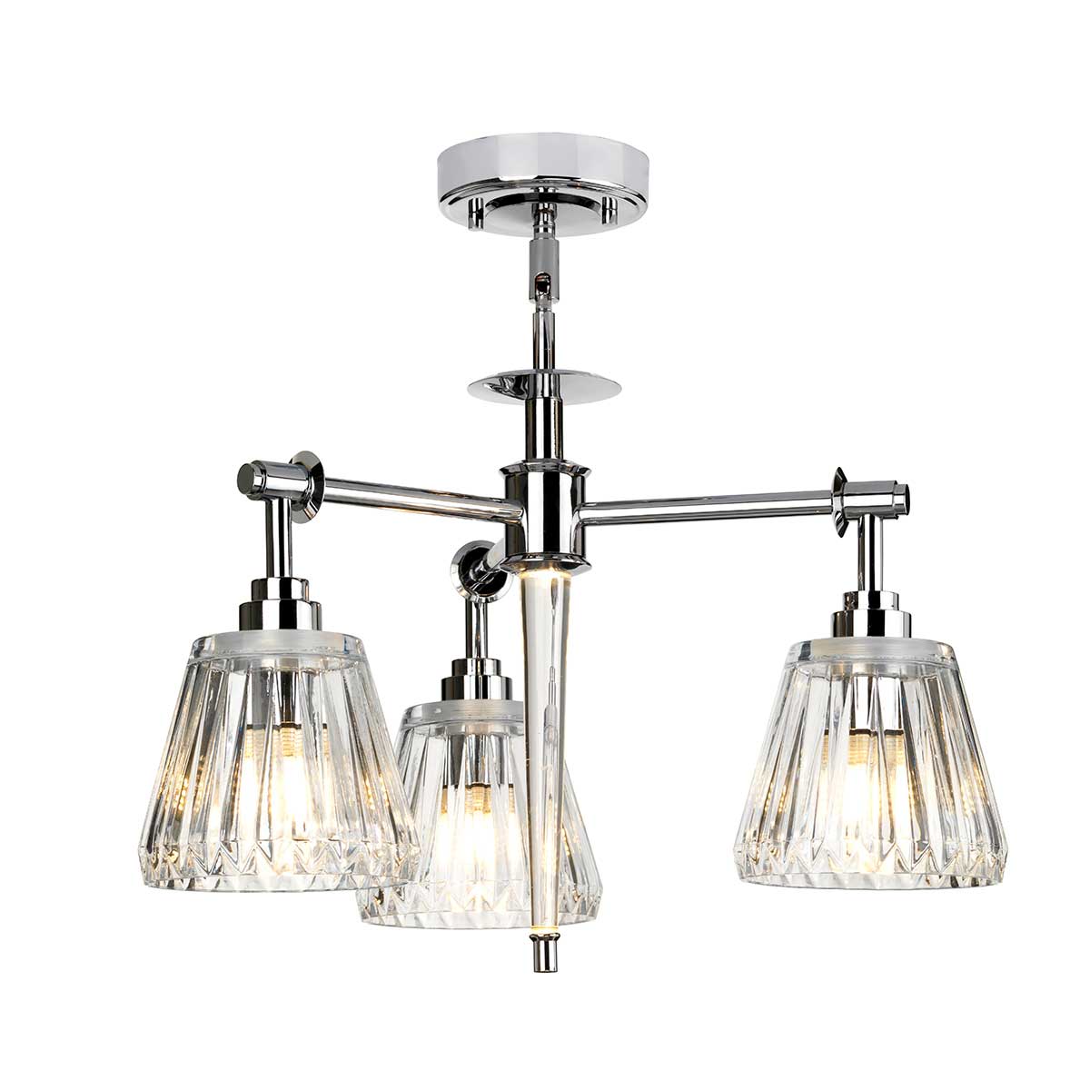 Elstead Agatha Pendelleuchte Chrom