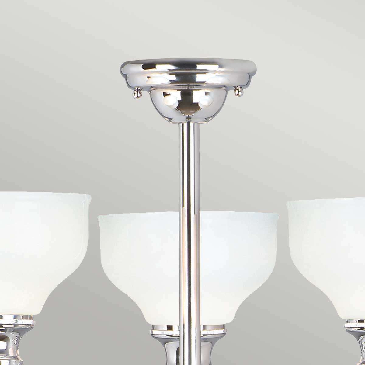 Elstead Cheadle Kronleuchter Chrom – Wohnambiente