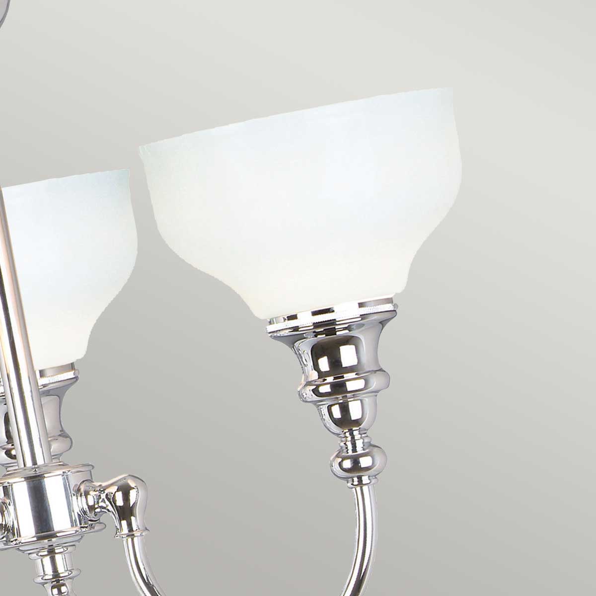 Elstead Cheadle Kronleuchter Chrom – Detailansicht