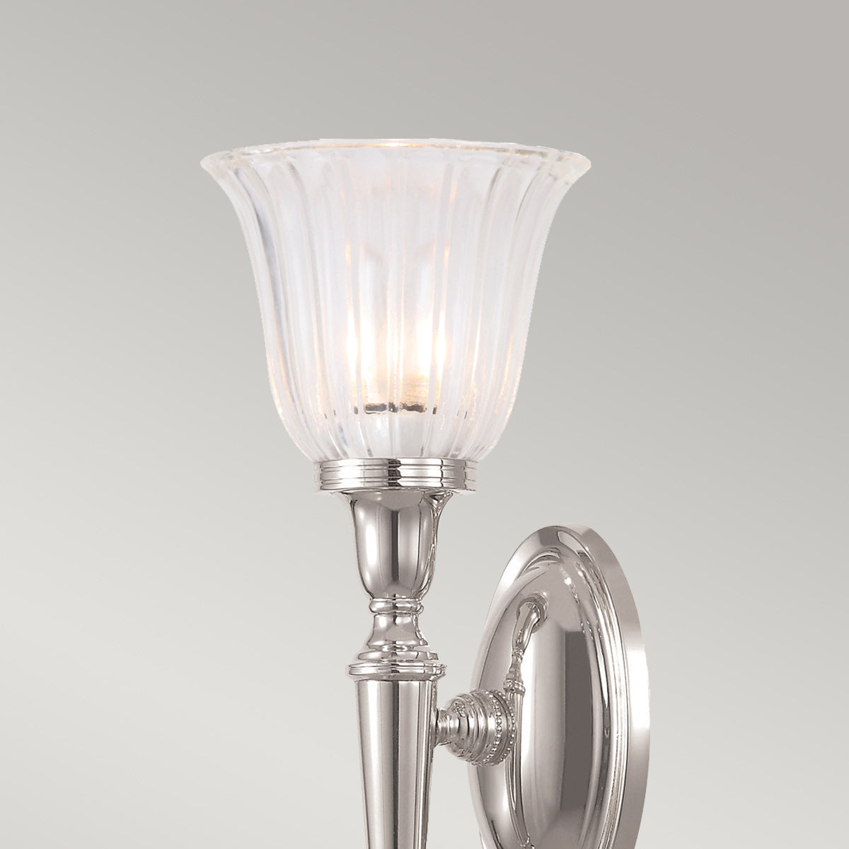 Elstead Dryden Wandleuchte Nickel – Detailansicht