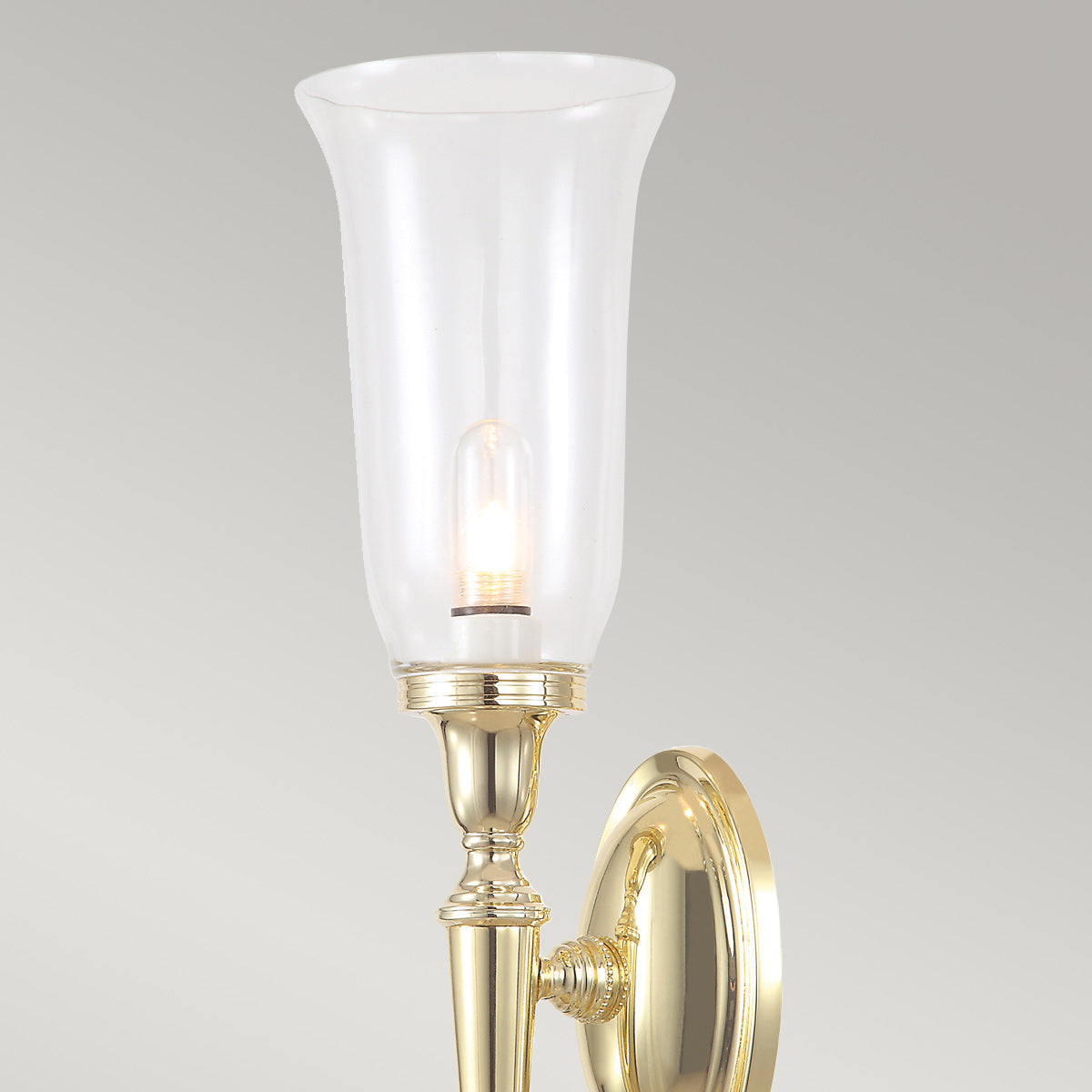 Elstead Dryden Wandleuchte Messing – Detailansicht 2