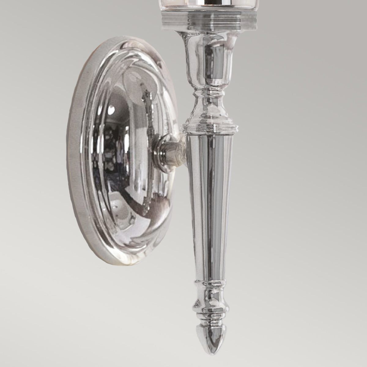 Elstead Dryden Wandleuchte Chrom – Wohnambiente