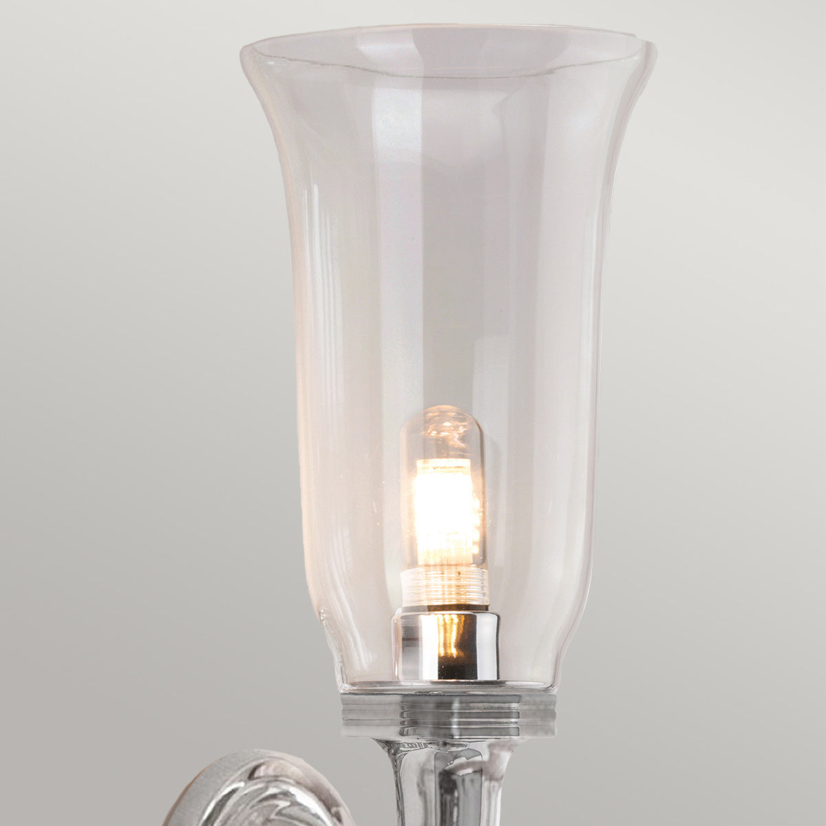 Elstead Dryden Wandleuchte Chrom – Detailansicht