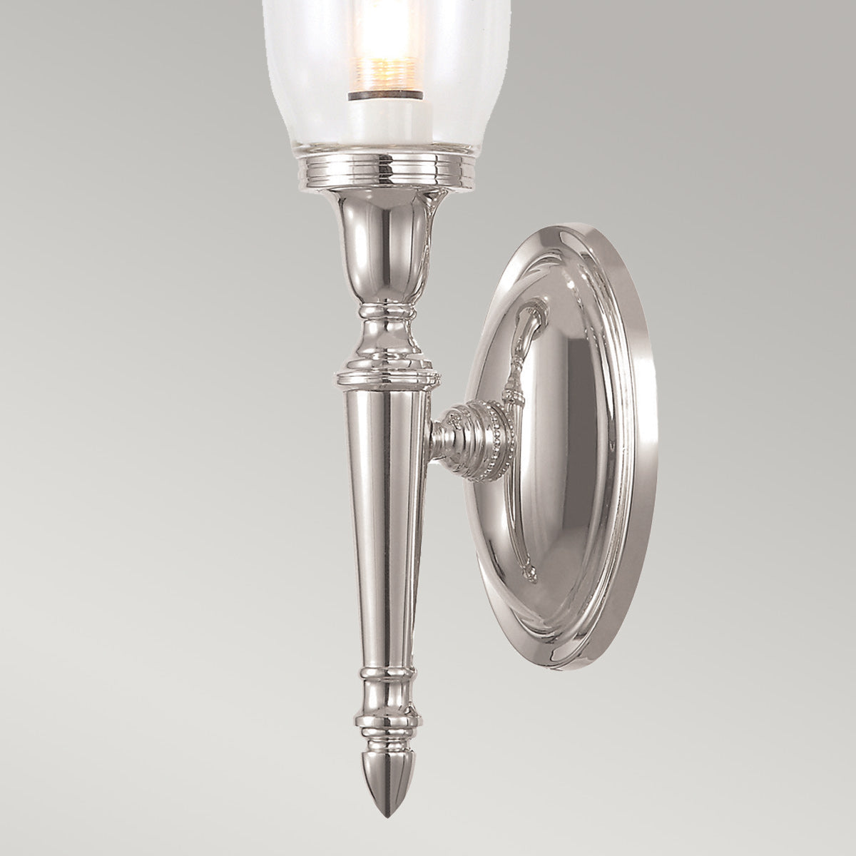 Elstead Dryden Wandleuchte Nickel – Detailansicht