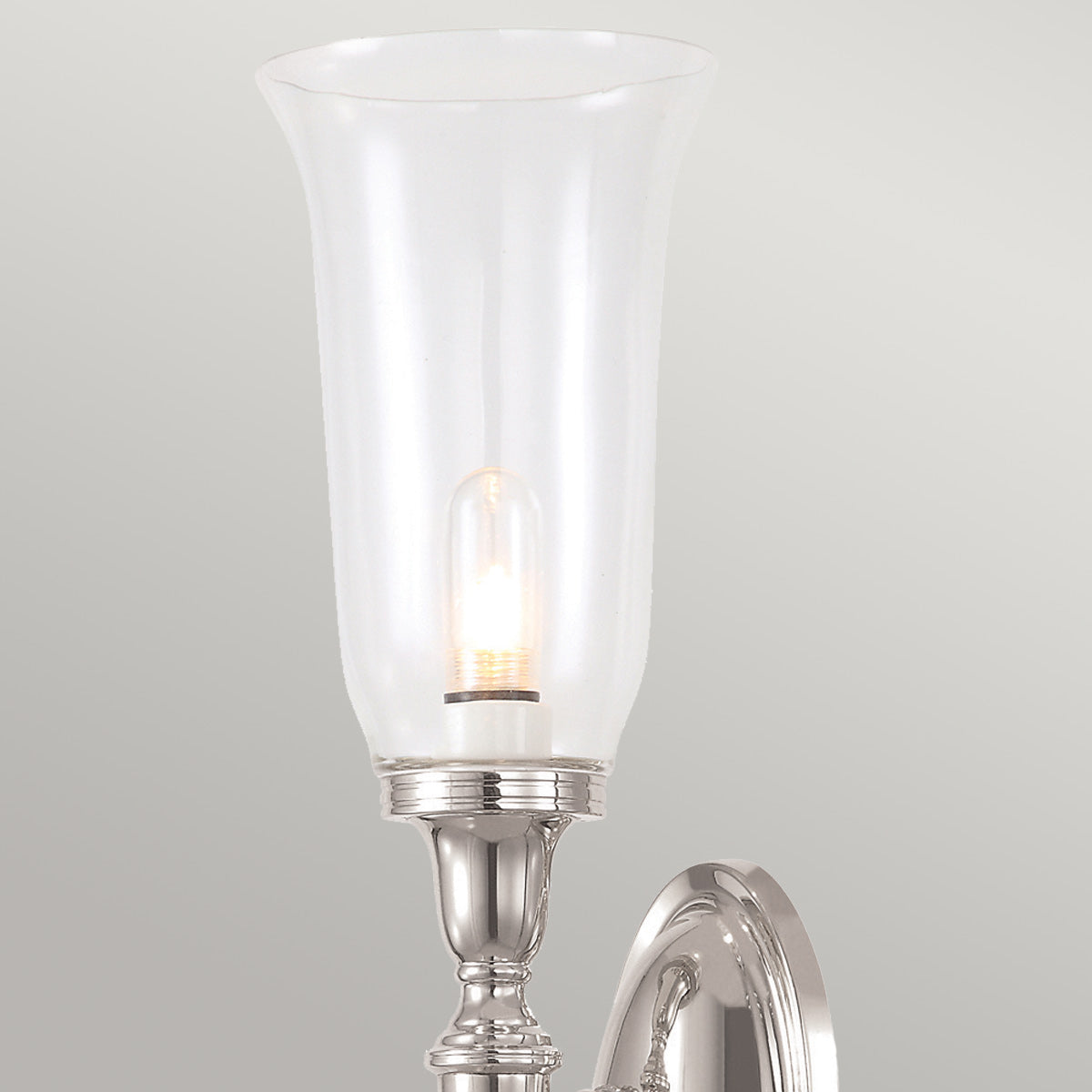 Elstead Dryden Wandleuchte Nickel – Detailansicht 2