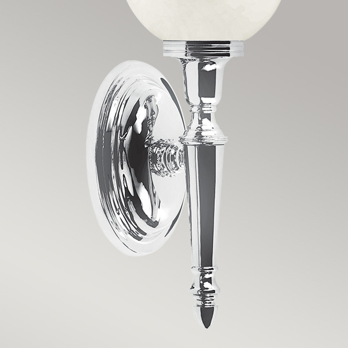 Elstead Dryden Wandleuchte Chrom – Wohnambiente