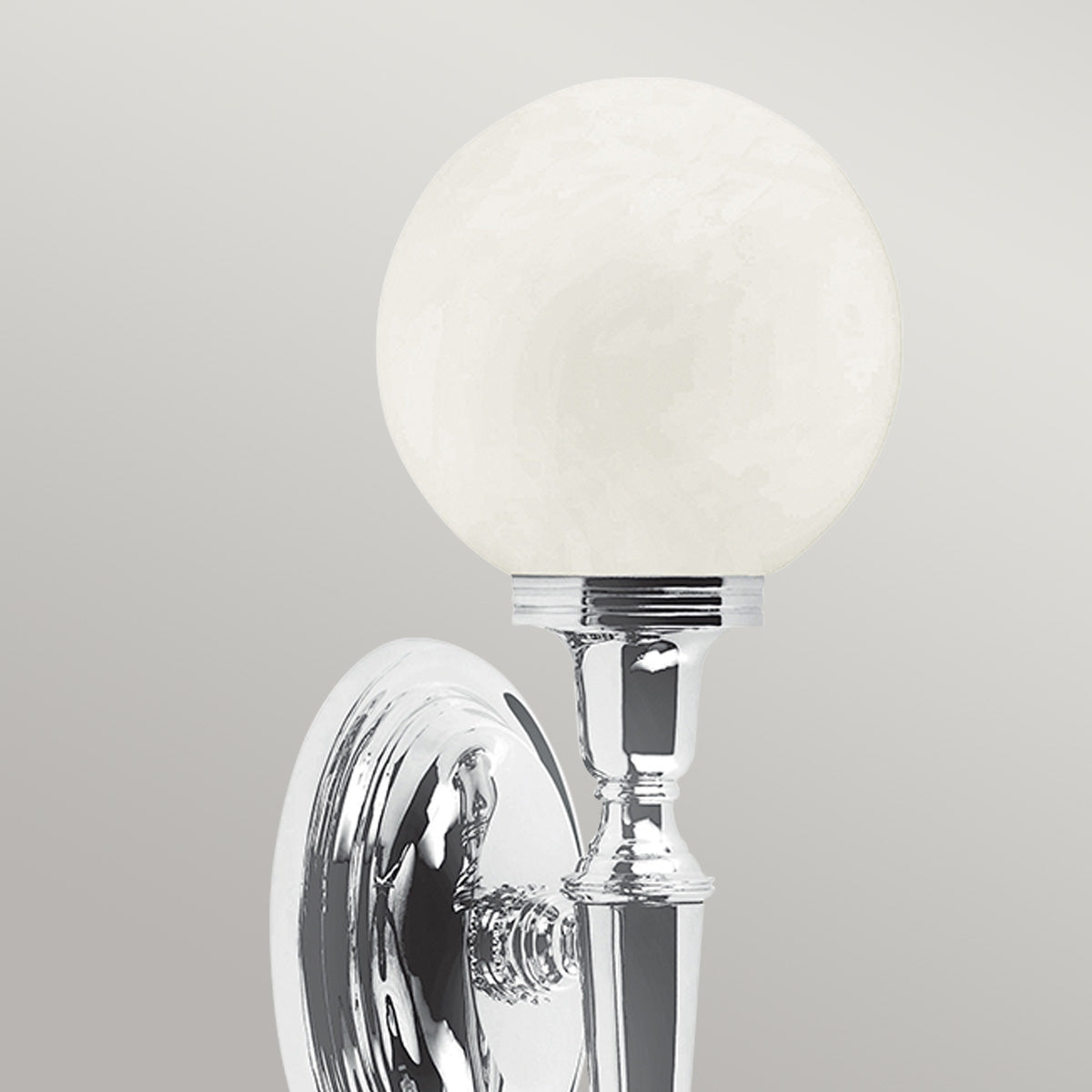 Elstead Dryden Wandleuchte Chrom – Detailansicht