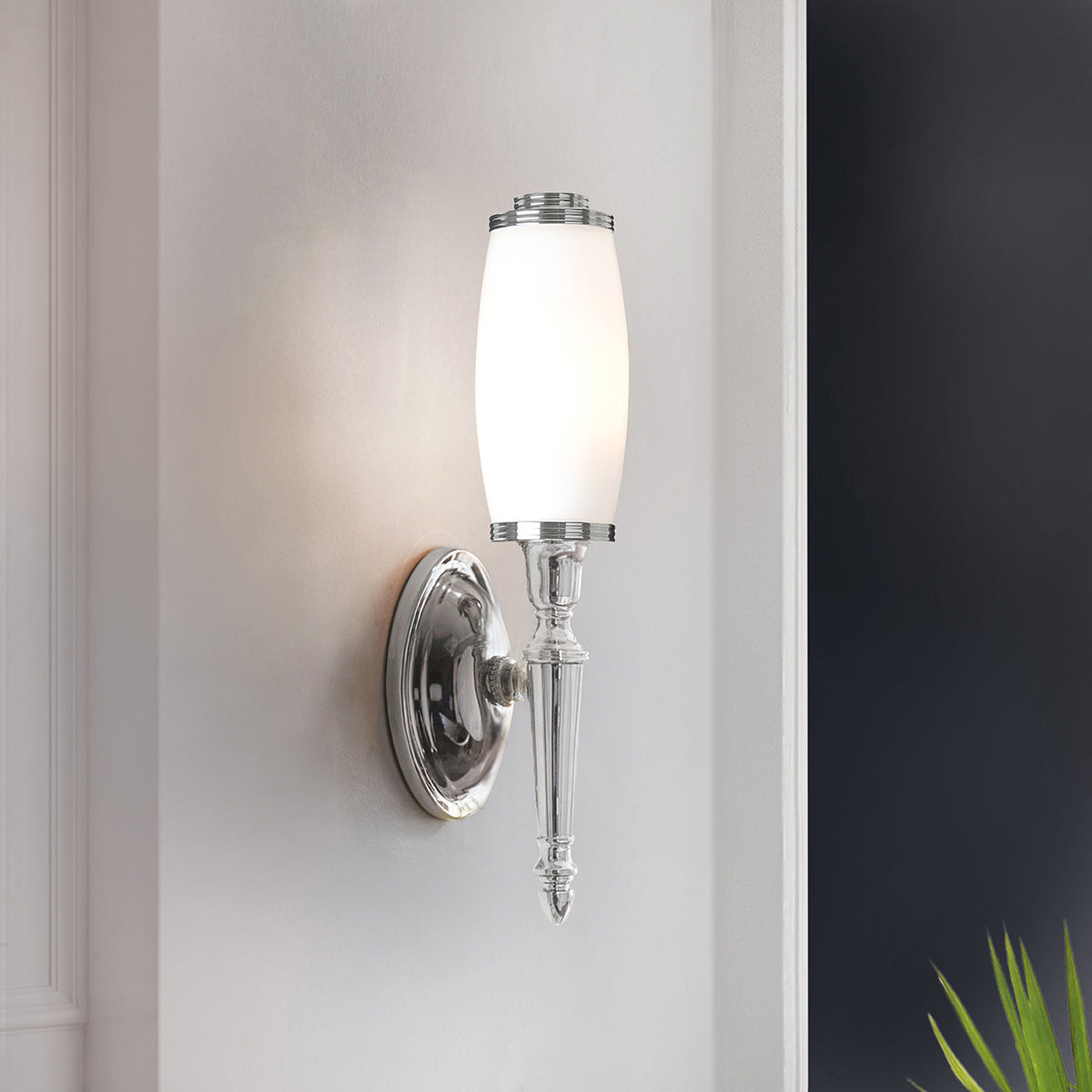 Elstead Dryden Wandleuchte Chrom – Detailansicht 2