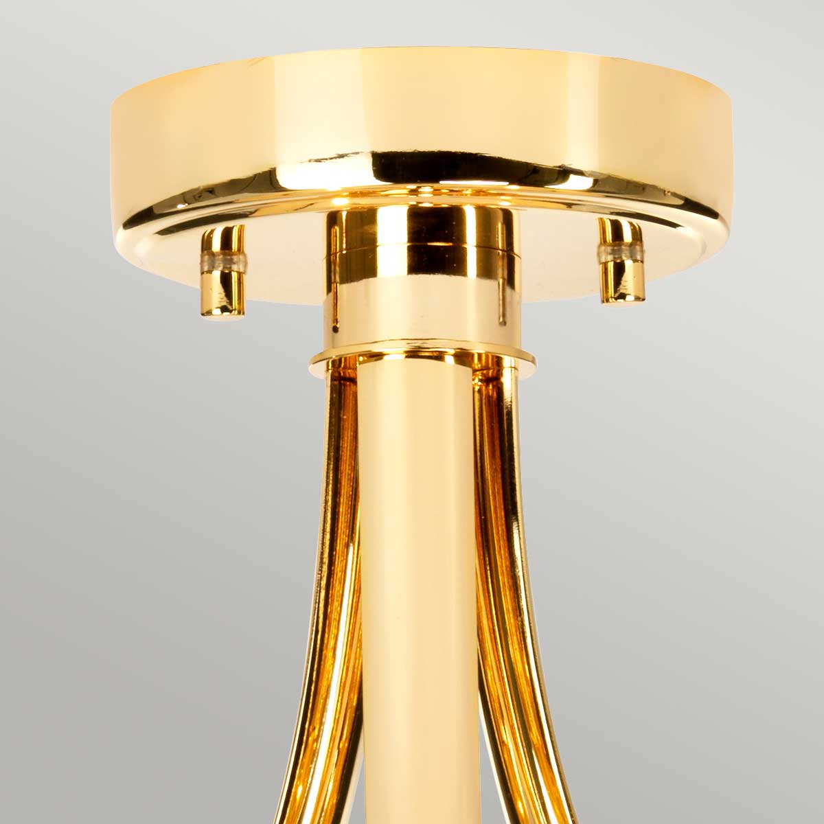 Elstead Falmouth Deckenleuchte Gold, Weiß – Wohnambiente