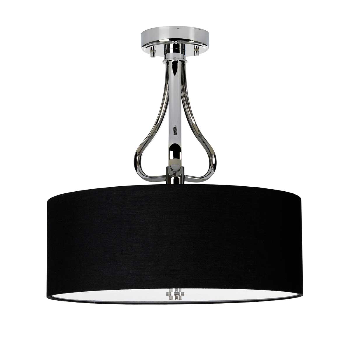 Elstead Falmouth Deckenleuchte Chrom, Schwarz – Detailansicht 3