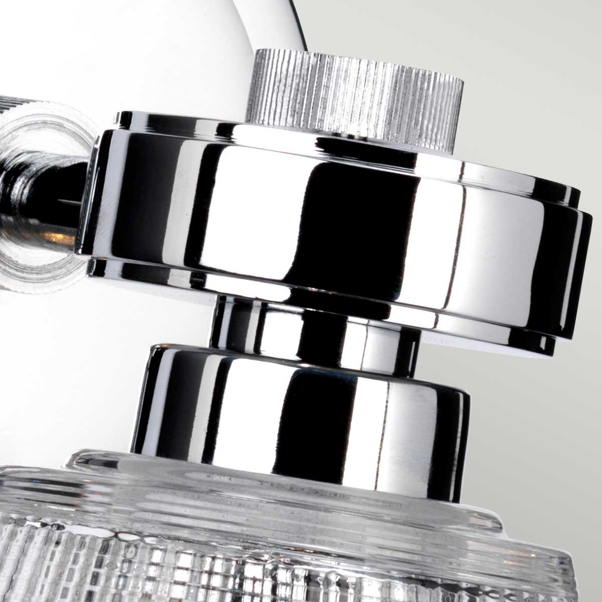 Elstead Gunnislake Wandleuchte Chrom – Detailansicht