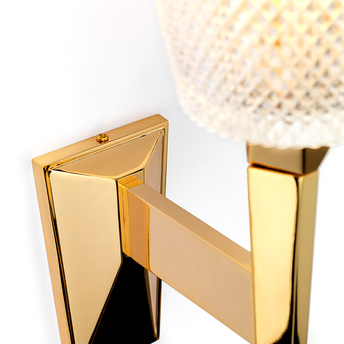 Elstead Verity Wandleuchte Gold – Detailansicht