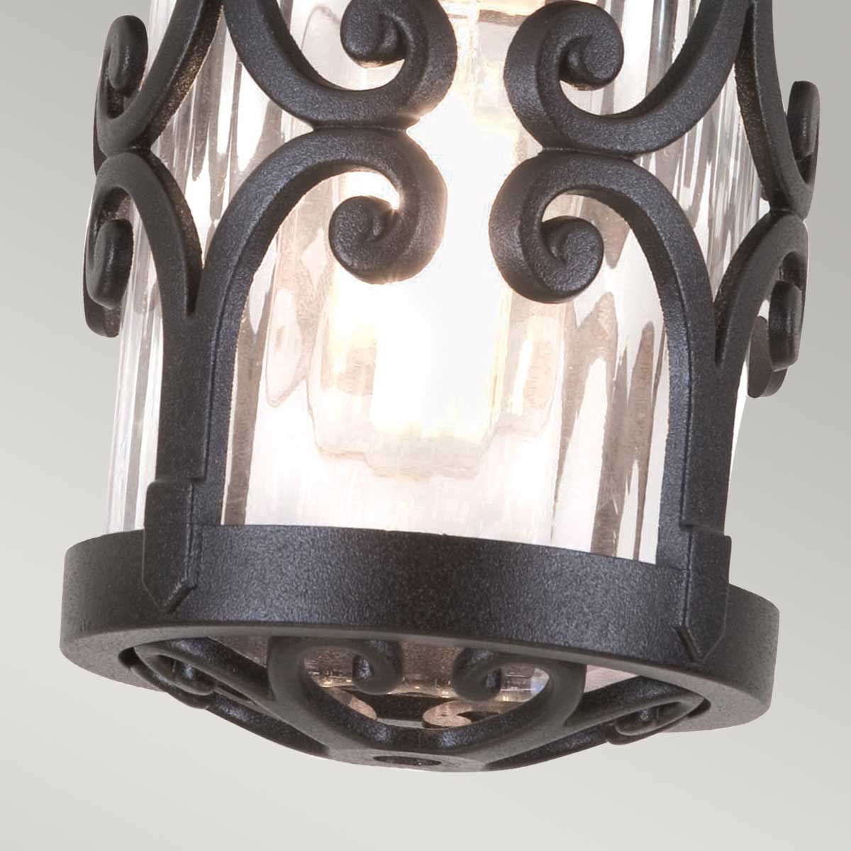 Elstead Hereford Deckenleuchte Schwarz – Detailansicht 2