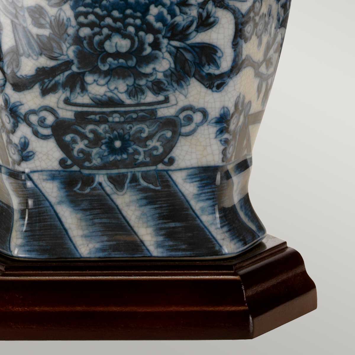 Elstead Blue Tischlampe Blau, Weiß – Detailansicht 3