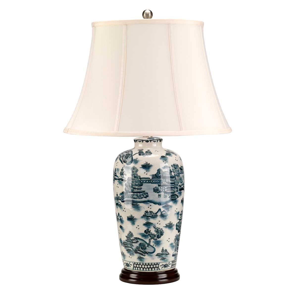 Elstead Blue Tischlampe Blau, Weiß – Wohnambiente