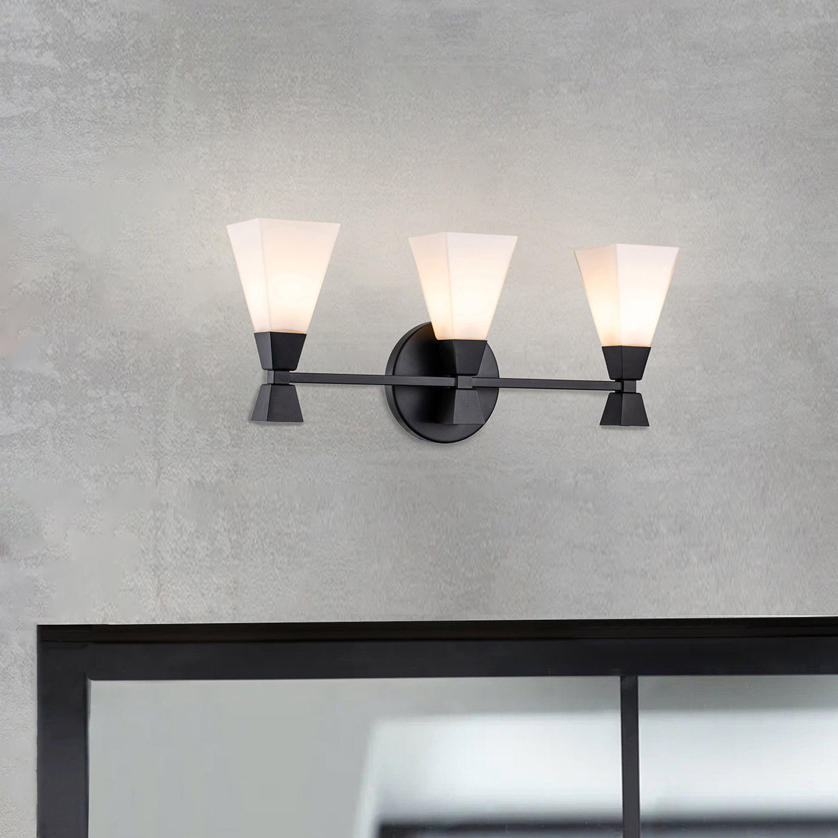 Elstead Bowtie Wandleuchte Schwarz – Detailansicht 3