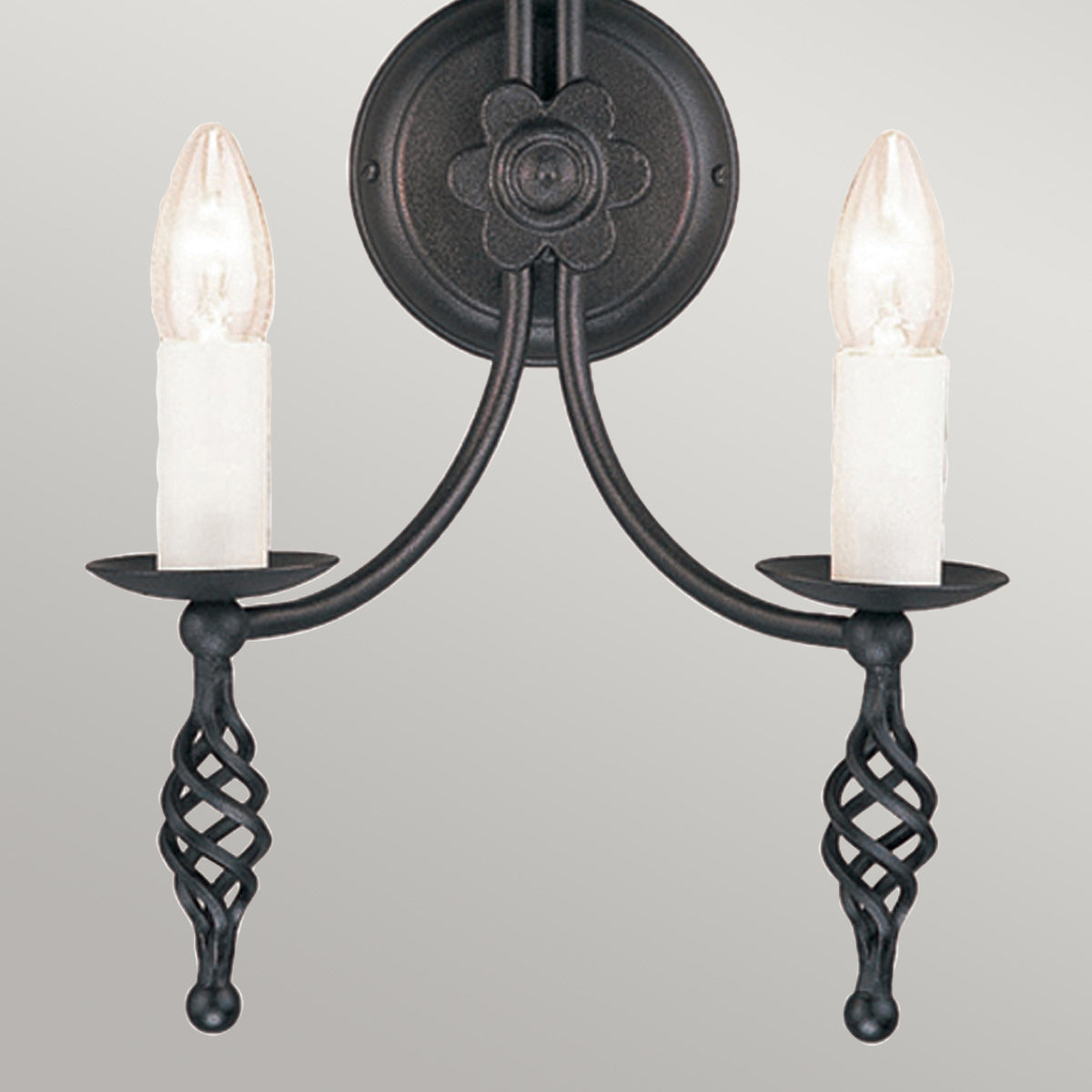 Elstead Belfry Wandleuchte Schwarz – Wohnambiente
