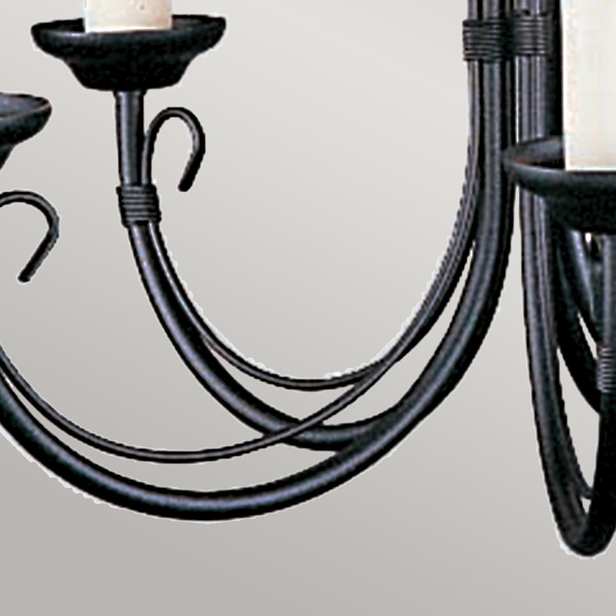 Elstead Chartwell Kronleuchter Schwarz – Detailansicht 2