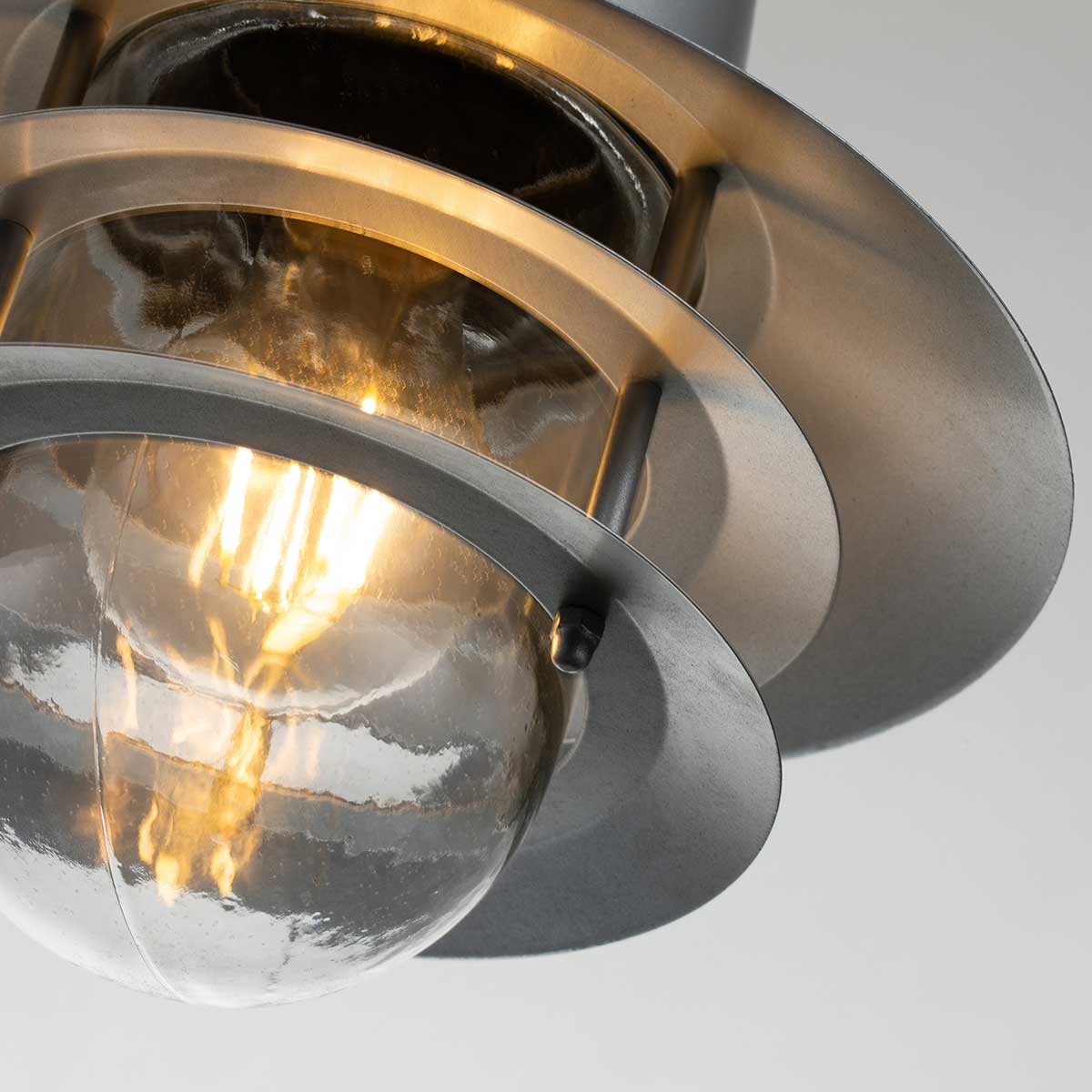 Elstead Copenhagen Außenleuchte Silber – Detailansicht 2