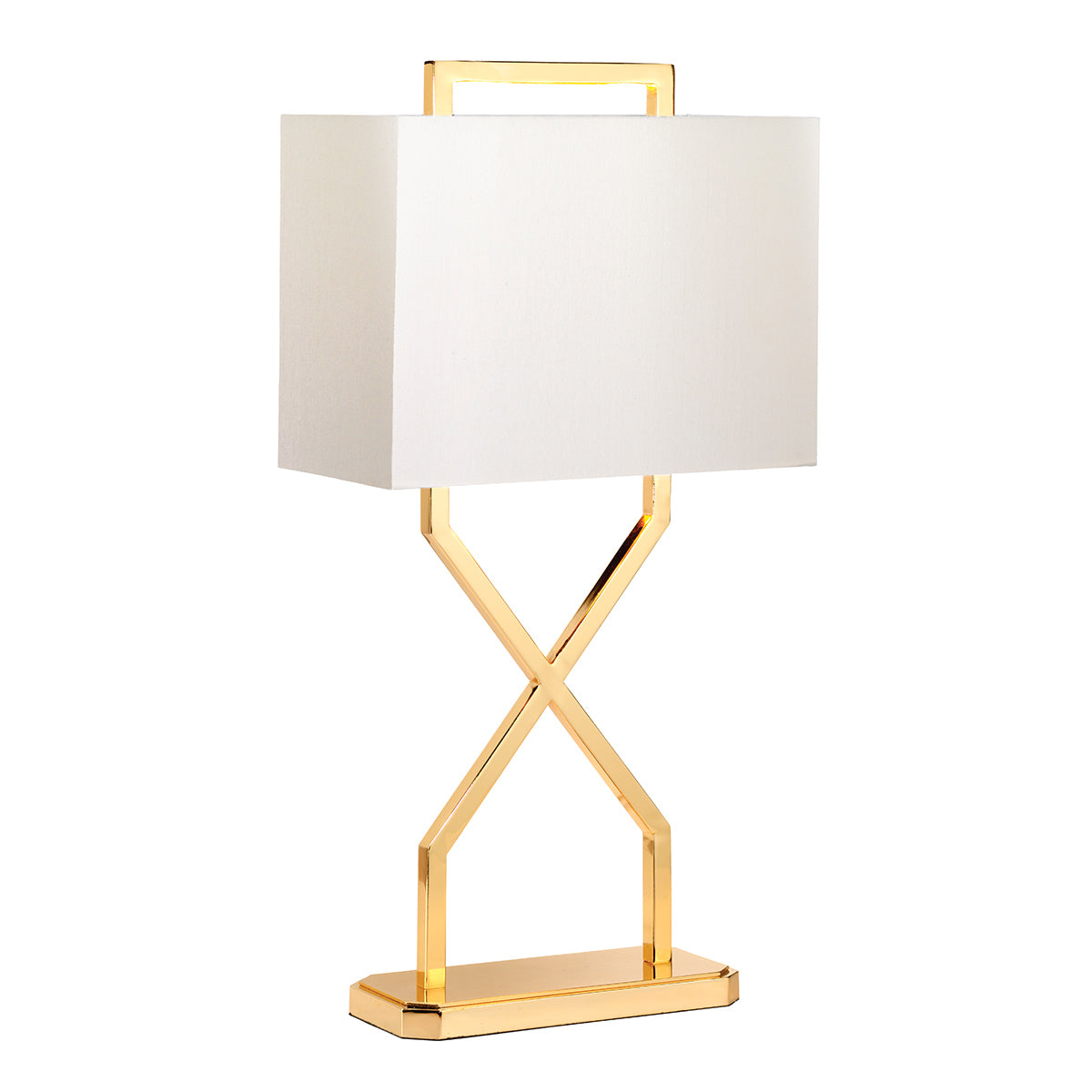 Elstead Cross Tischlampe Gold