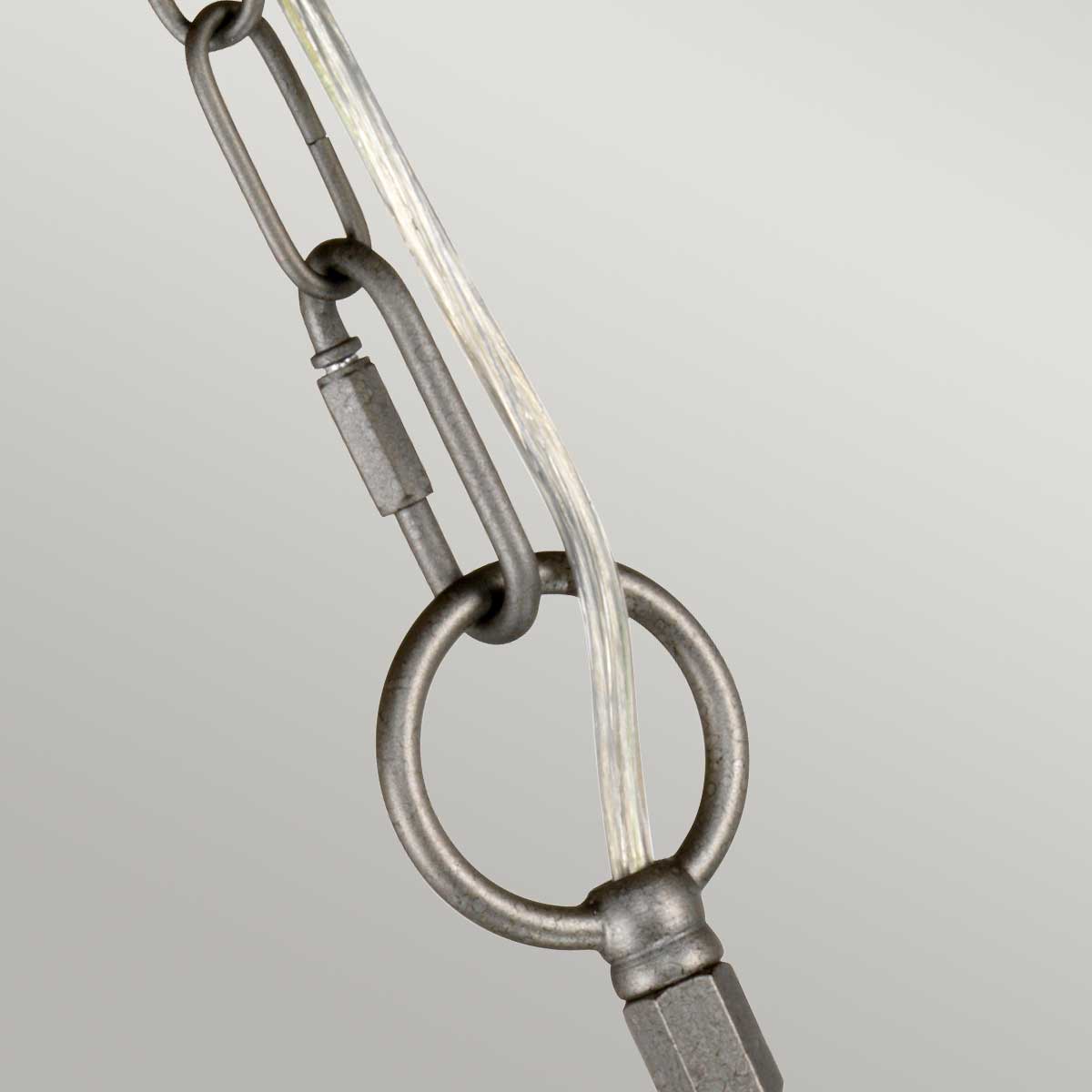 Elstead Crown Kronleuchter Iron Gate – Wohnambiente
