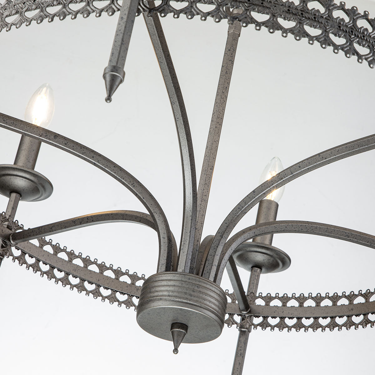 Elstead Crown Kronleuchter Iron Gate – Detailansicht 2