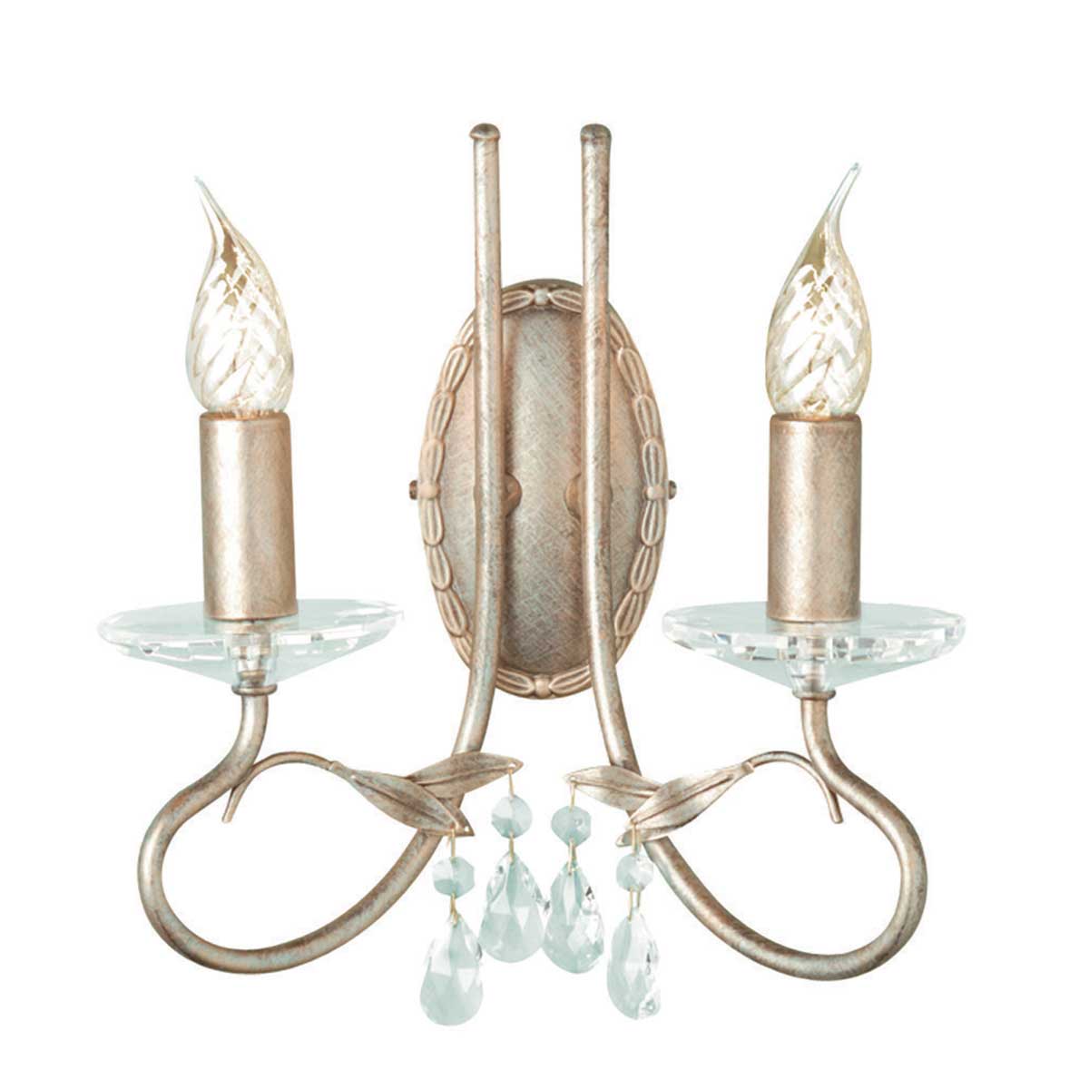 Elstead Christina Wandleuchte Silber, Gold
