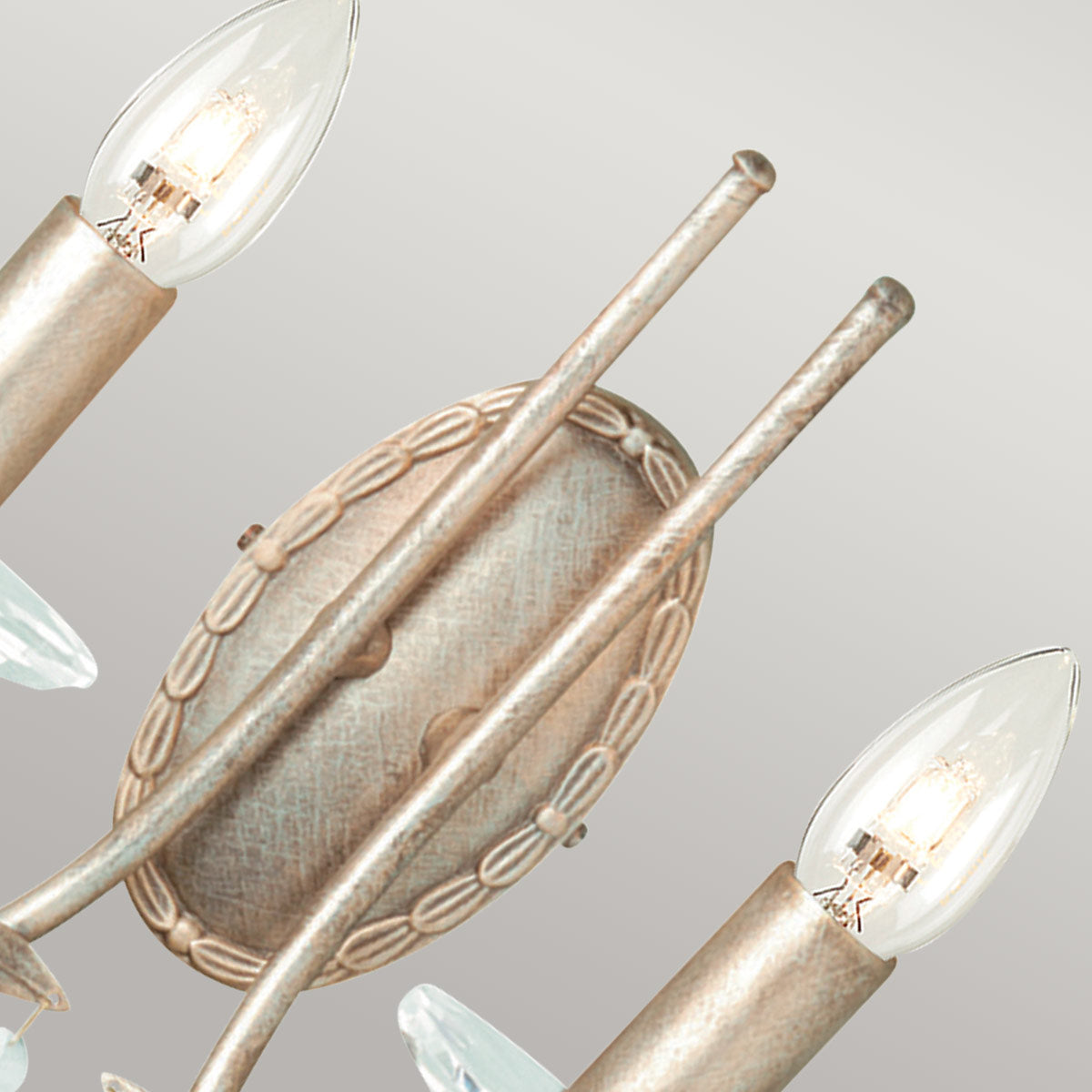Elstead Christina Wandleuchte Silber, Gold – Detailansicht