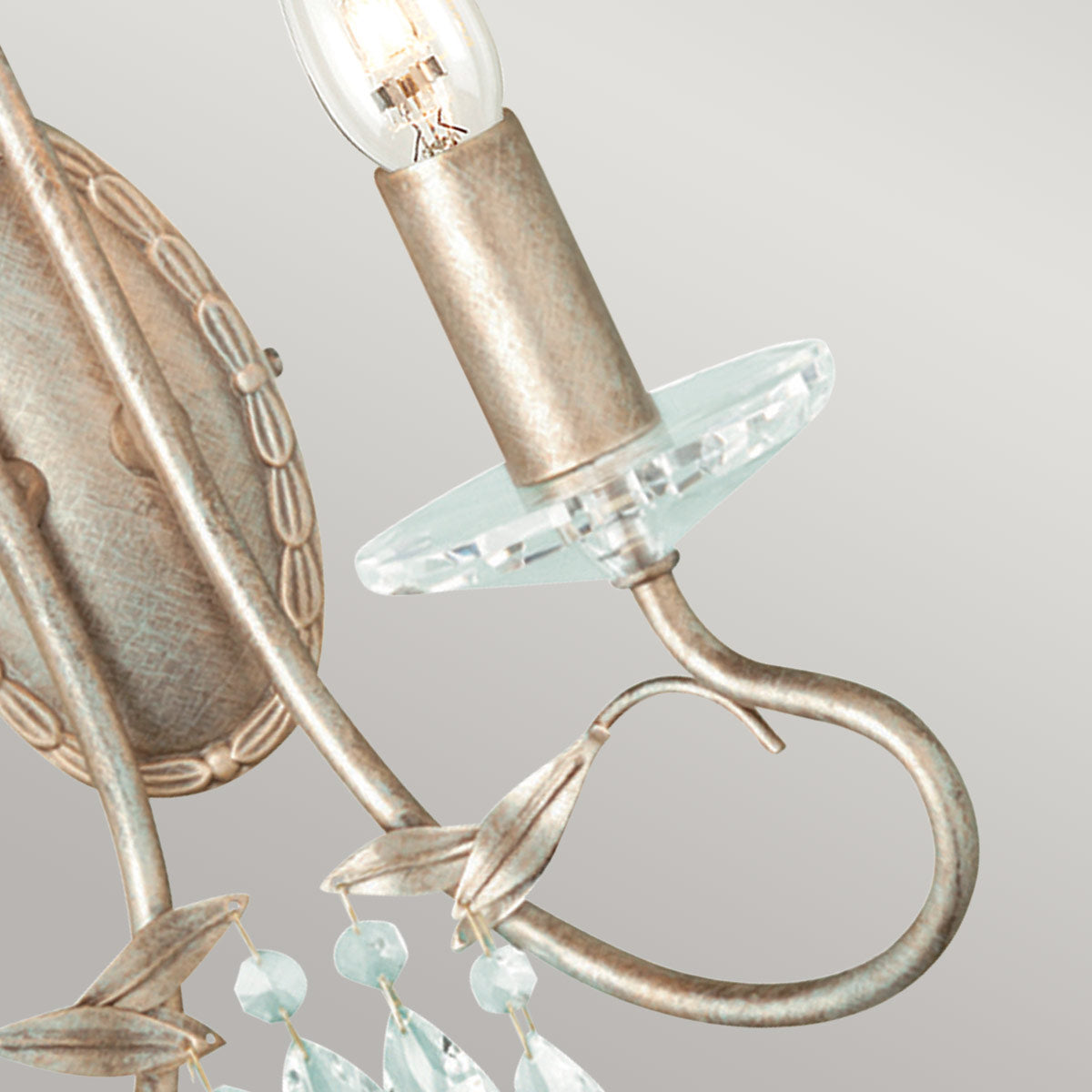 Elstead Christina Wandleuchte Silber, Gold – Detailansicht 2