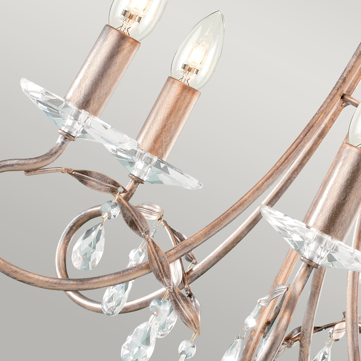 Elstead Christina Kronleuchter Silber, Gold – Detailansicht 2
