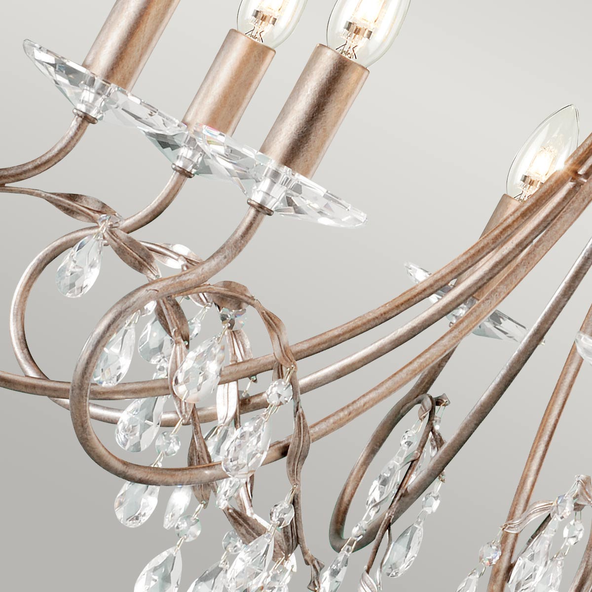 Elstead Christina Kronleuchter Silber, Gold – Detailansicht 3