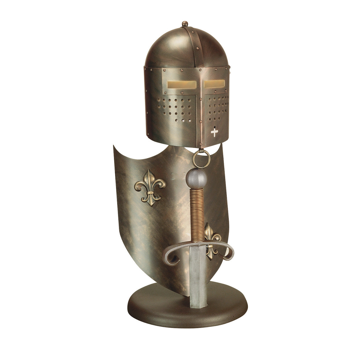 Elstead Crusader Tischlampe Bronze