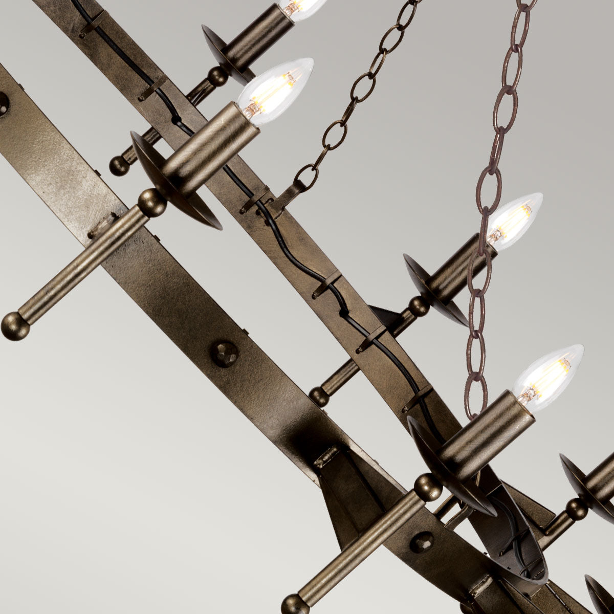 Elstead Cromwell Kronleuchter Bronze – Detailansicht 2