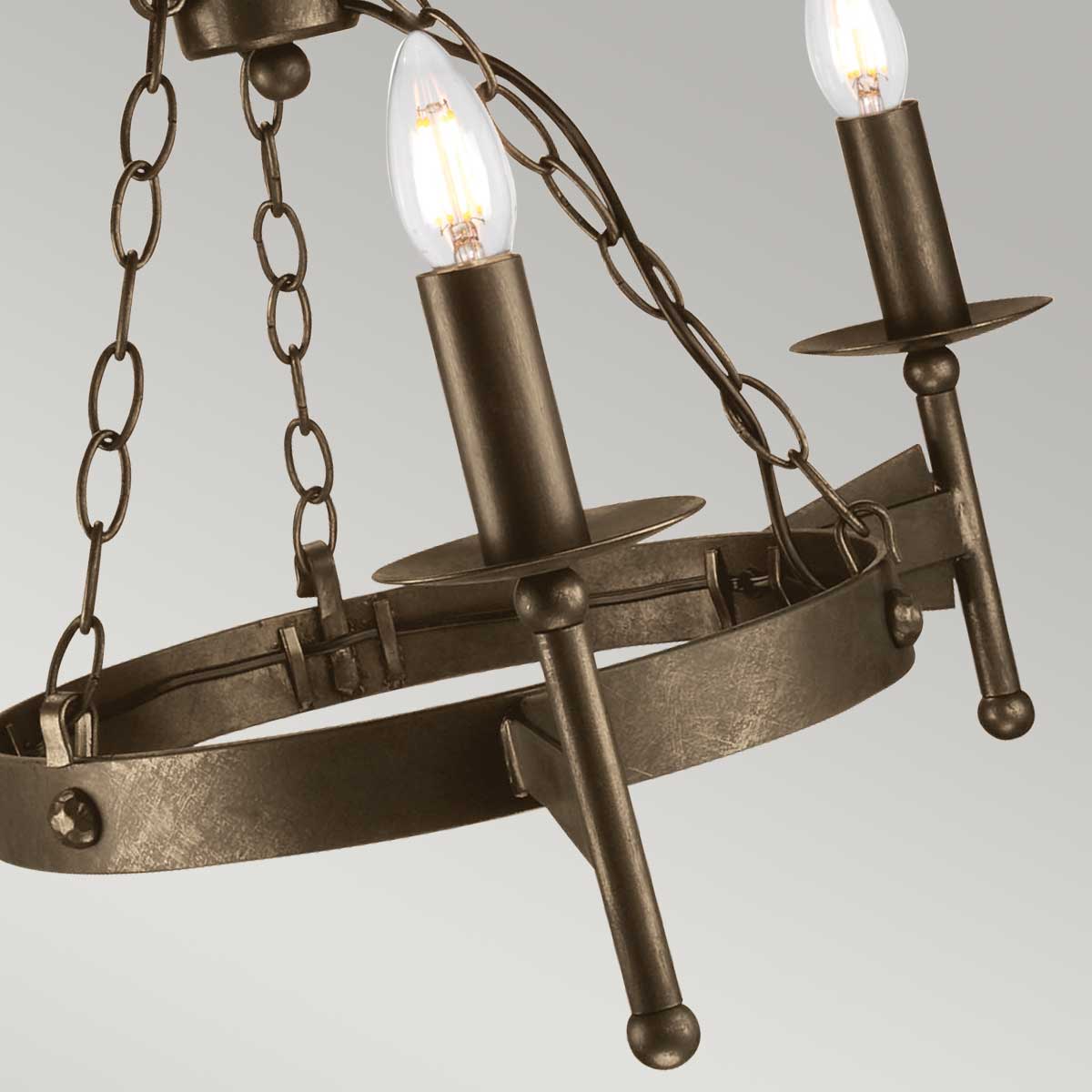Elstead Cromwell Kronleuchter Bronze – Detailansicht
