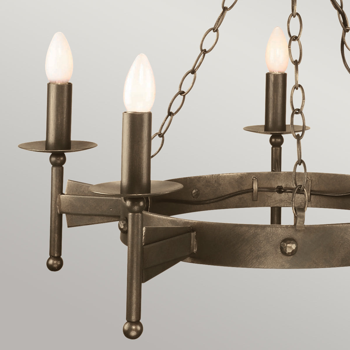 Elstead Cromwell Kronleuchter Bronze – Detailansicht