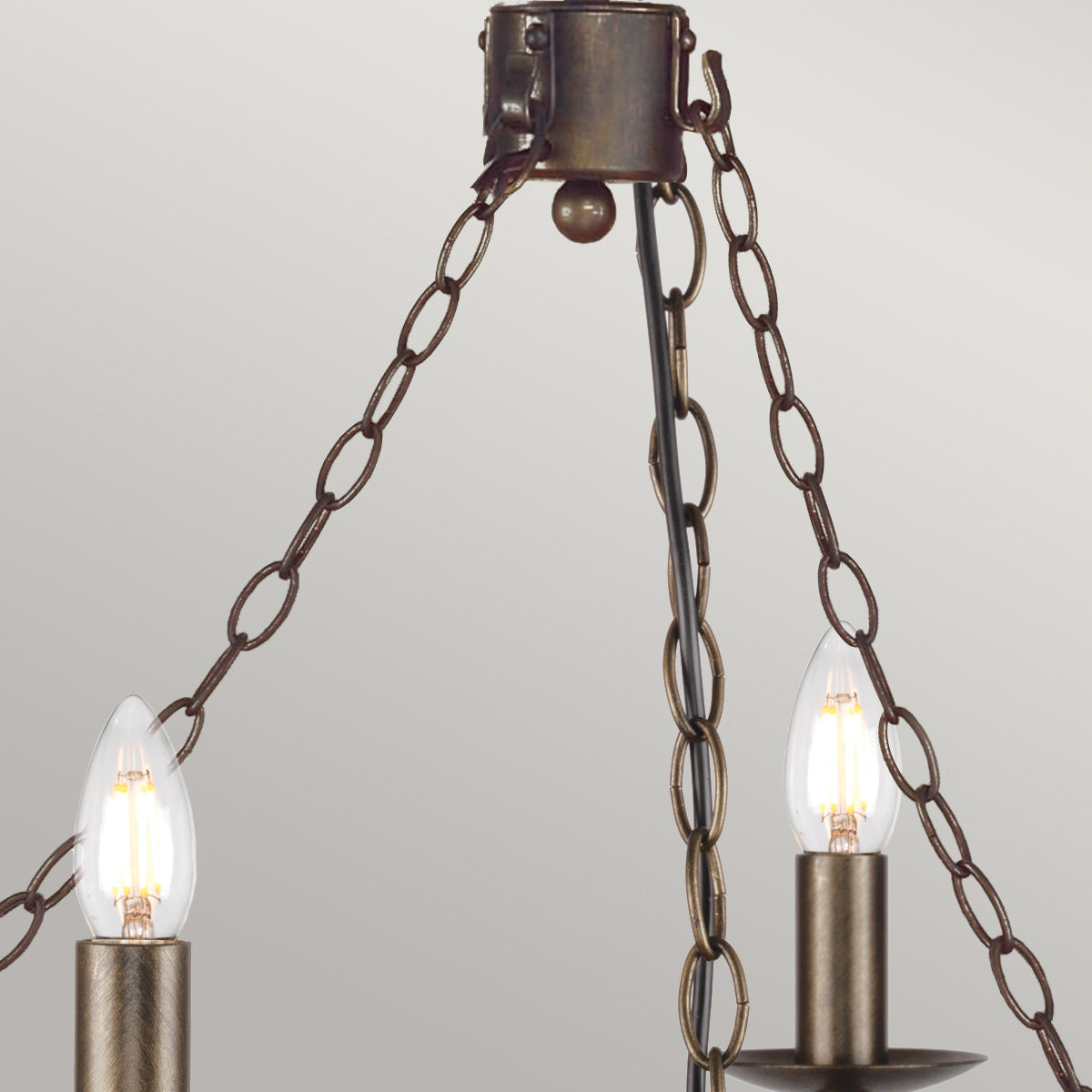 Elstead Cromwell Kronleuchter Bronze – Detailansicht