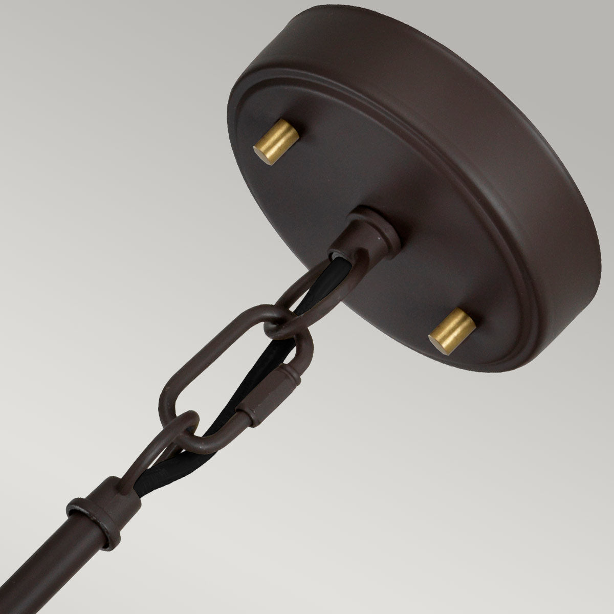 Elstead Corona Pendelleuchte Bronze, Braun, Messing – Wohnambiente