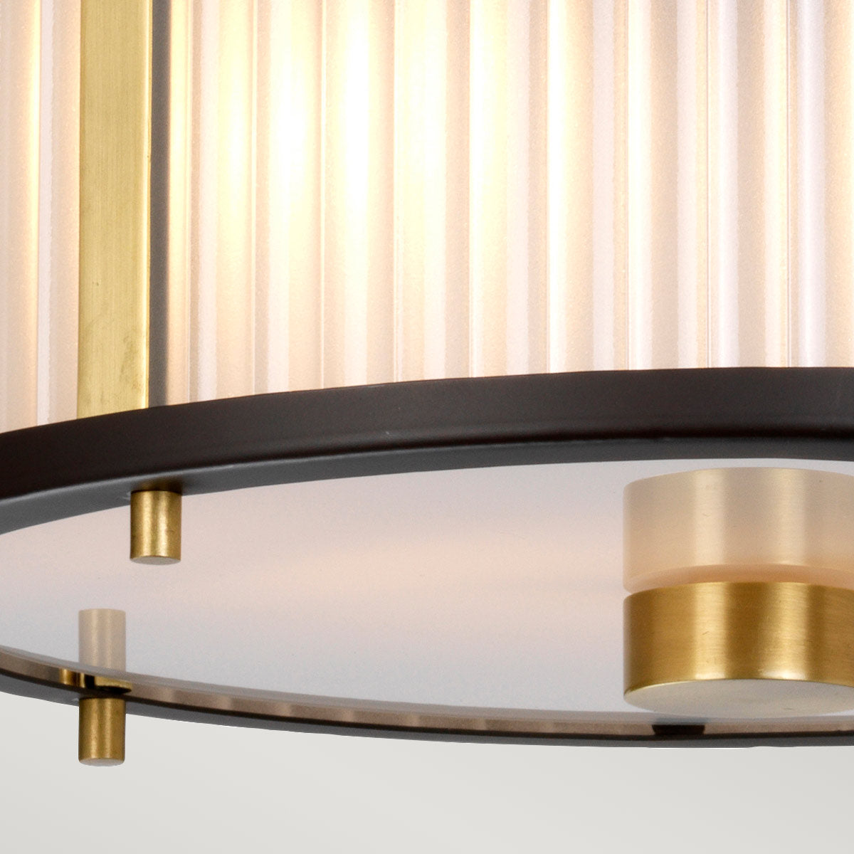 Elstead Corona Pendelleuchte Bronze, Braun, Messing – Detailansicht 4