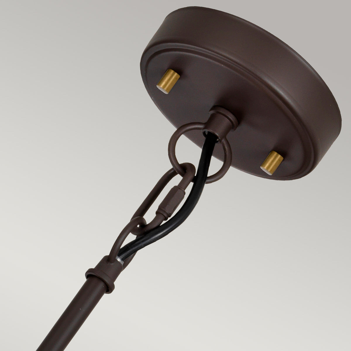 Elstead Corona Pendelleuchte Bronze, Braun, Messing – Wohnambiente