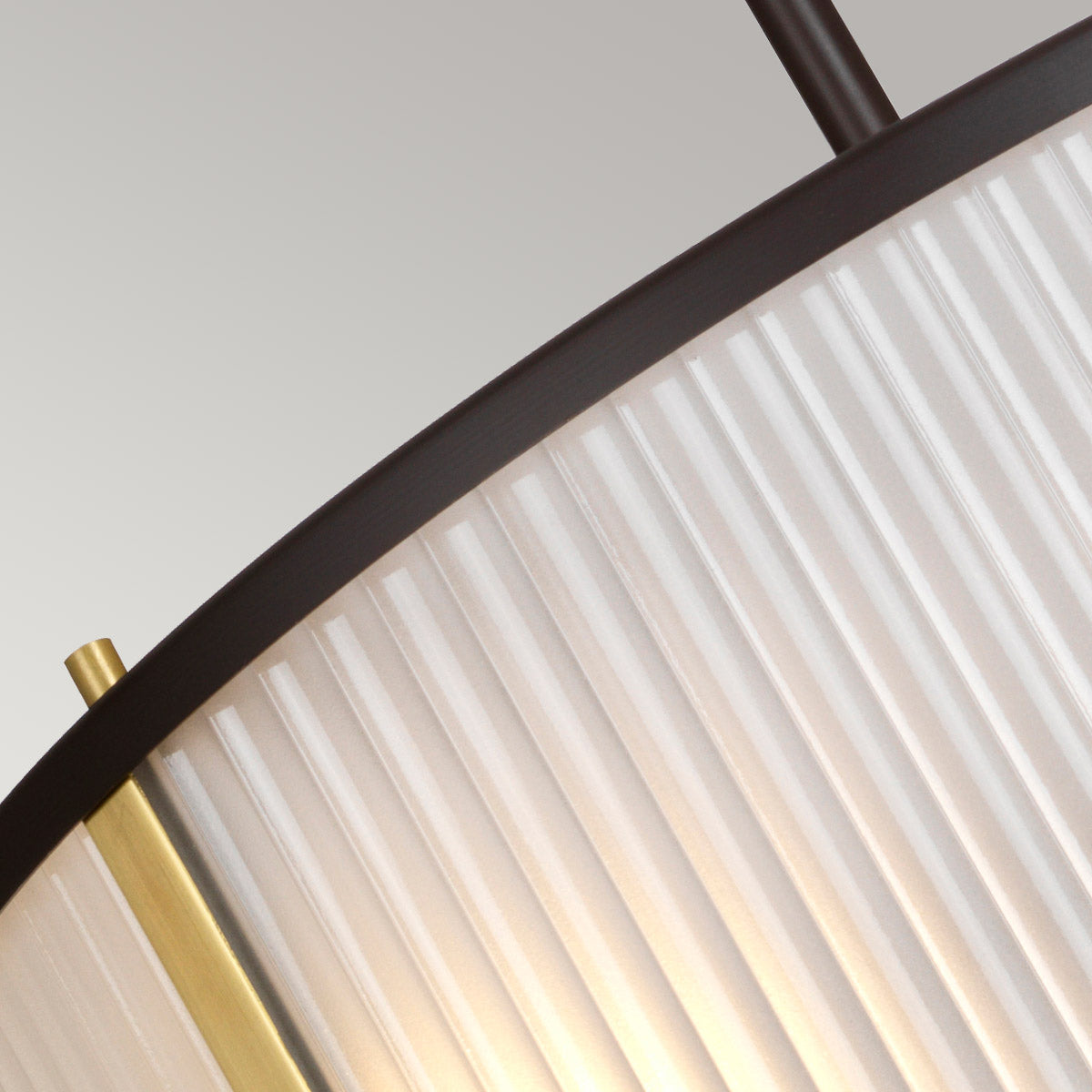 Elstead Corona Pendelleuchte Bronze, Braun, Messing – Detailansicht