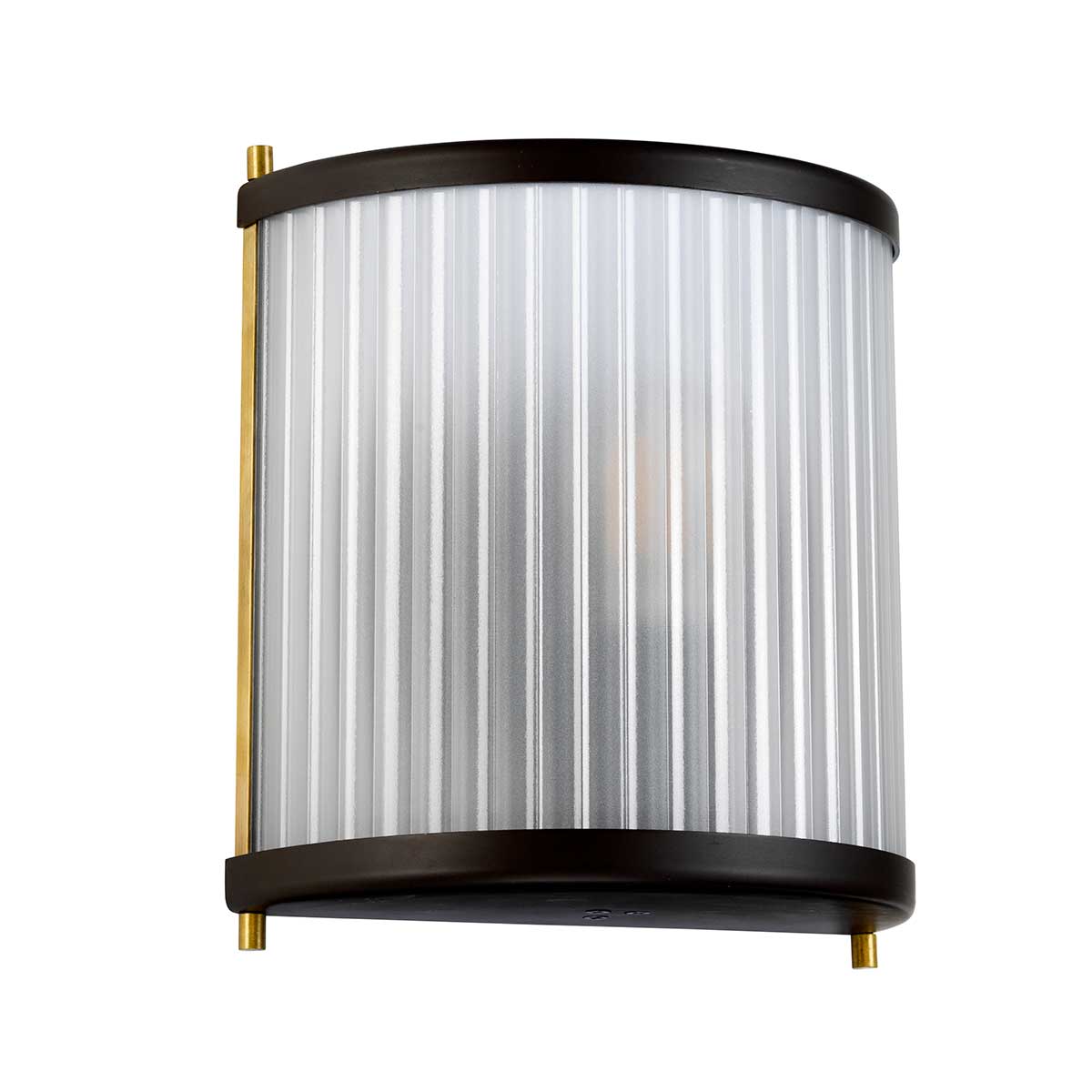 Elstead Corona Wandleuchte Bronze, Braun, Messing – Wohnambiente