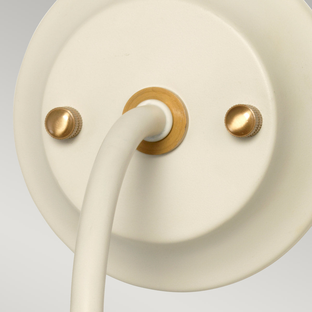 Elstead Cosmos Wandleuchte Creme, Messing – Detailansicht