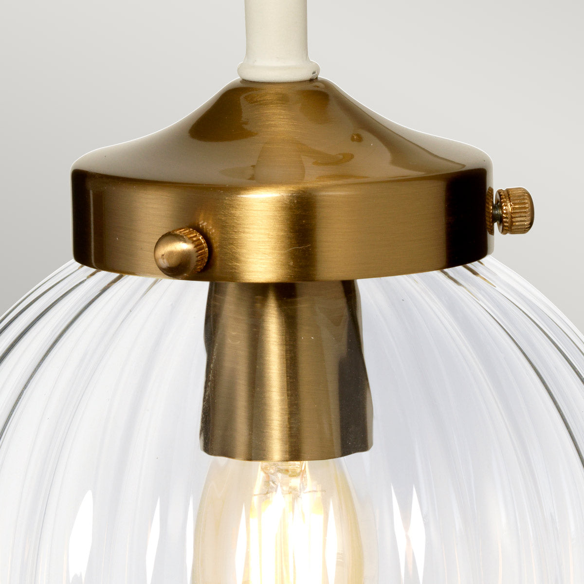 Elstead Cosmos Wandleuchte Creme, Messing – Detailansicht 2
